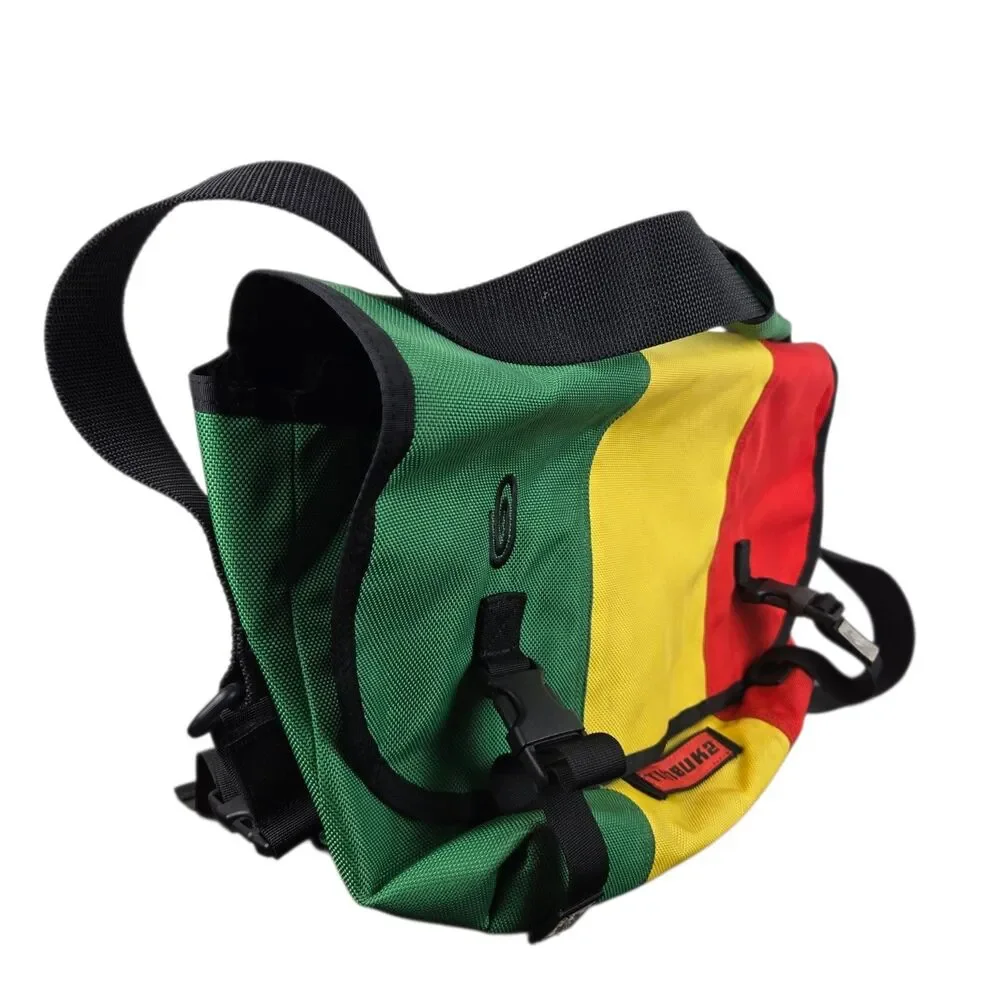 Timbuk2 Messenger Bag Rasta Laptop Jamaica Red Yellow Green Large 19